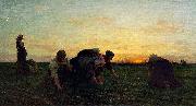 Jules Breton Weeders Sweden oil painting artist